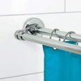 thumbnail image 3 of Zenna Home Double Curtain Rod 72 in. L Chrome Silver, 3 of 6