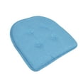 thumbnail image 2 of U-Shaped Memory Foam Chair Pads 2 Pack Turquiose, 2 of 7