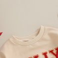 Newborn Baby Boy Girl Christmas Outfits Embroidery Sweatshirt Romper
