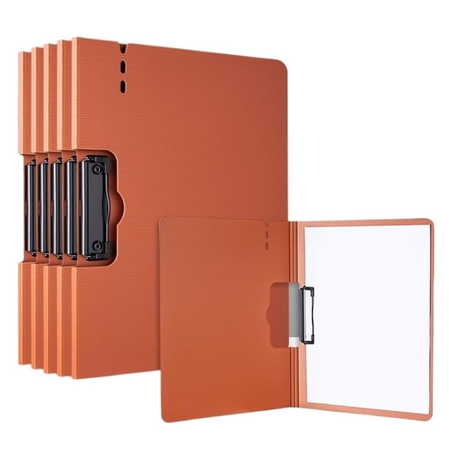 5 Pcs Single Clip A4 Folder Multifunction Can Be Folded Writing Pad Data Storage Office Supplies