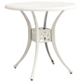 thumbnail image 1 of vidaXL Garden Table White 78x78x72 cm Cast Aluminium, 1 of 5
