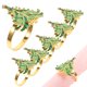 thumbnail image 1 of 6 servilleteros con diseño de árbol de Navidad, anillos para servilletas, hebillas para servilletas, decoración del hogar, 1 of 7