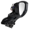 thumbnail image 2 of TRQ Passenger Side Power Heated Mirror Smooth Black Paint to Match Fits 2019-2021 Mazda 3 MA1321237, 2 of 5