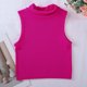 thumbnail image 2 of Camisetas de Yoga de Manga Corta para Mujeres de Verano de Color Sólido Casual Cómodas Camisetas Deportivas Roscadas, 2 of 6