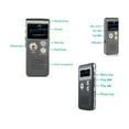 thumbnail image 4 of yeacher Digital Voice Recorder Conference Portable One Key Noise Reduction HD Voice Recorder Lecture, Conference with Voice Recorder, 4 of 5