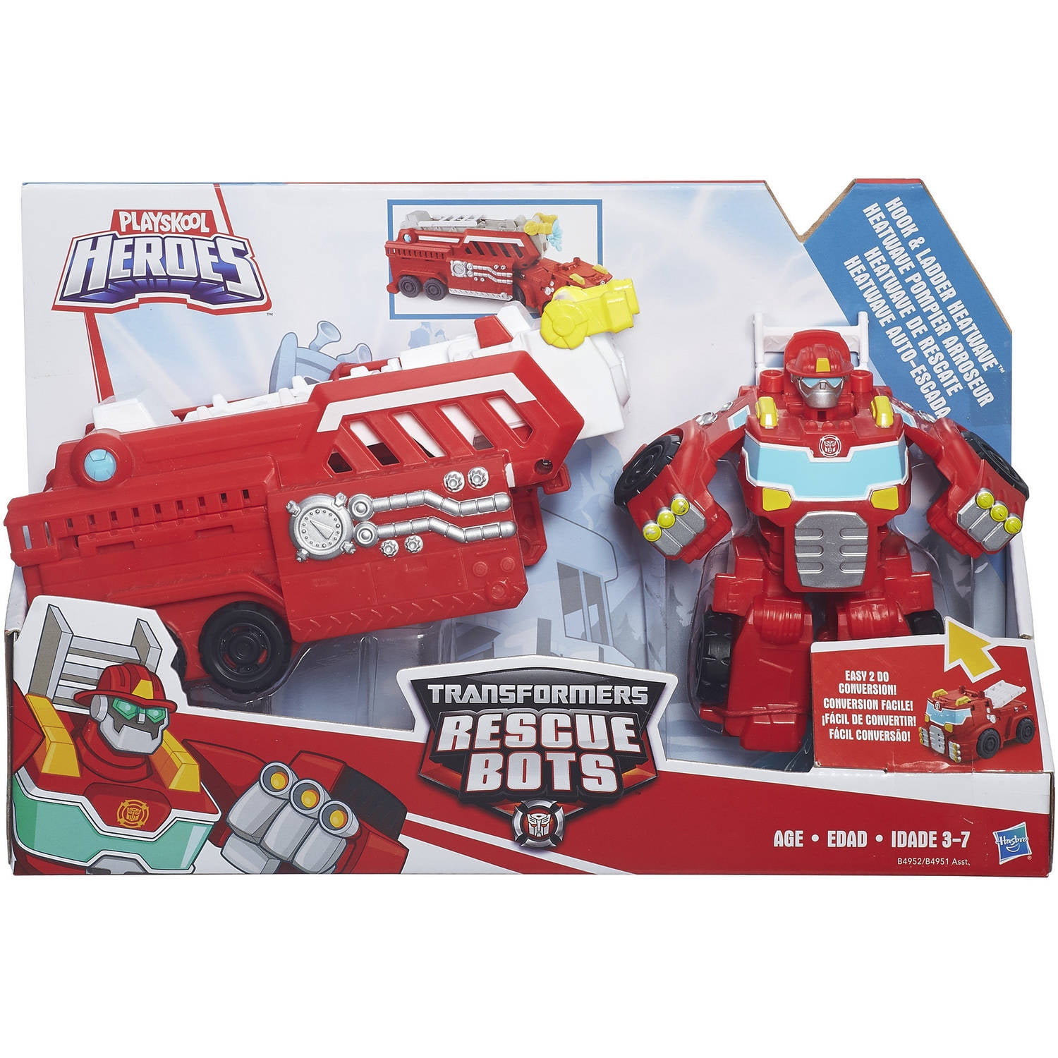 Heatwave rescue bots fire truck 2025