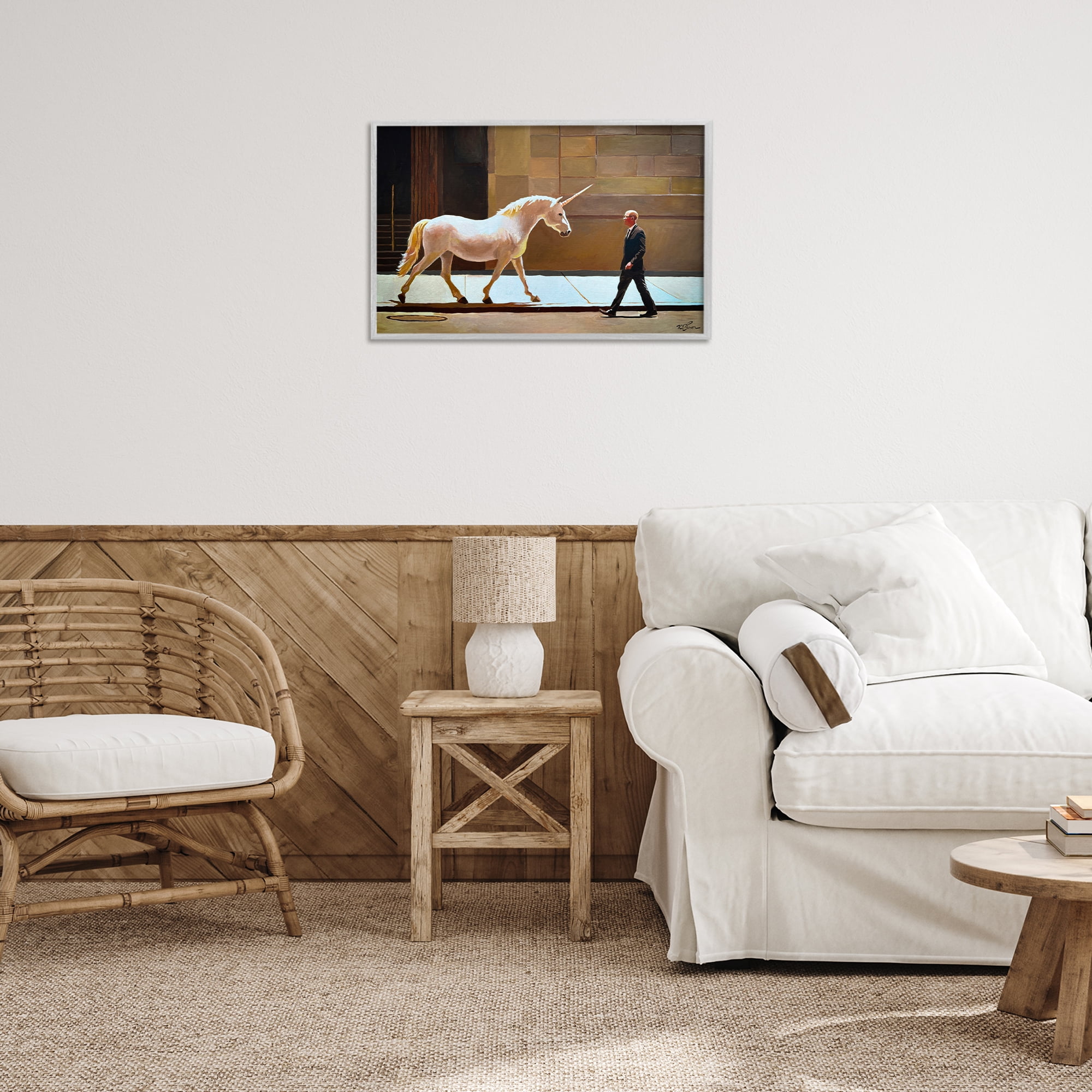 The Exception Proves The Rule Gray Framed Giclee Art, design by Keith Thomson
