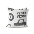 thumbnail image 2 of Vroom vroom Ivory Throw Pillow, 2 of 4