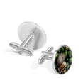 thumbnail image 3 of Saint Patrick's Day Elegant Mens Cufflink Set for Formal Attire, Crafted with Stainless Steel, for Business Meetings or Special Occasions, 3 of 6