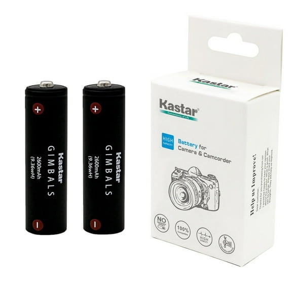 Kastar Battery 2-Pack Replacement for Manfrotto MVG460 & MVG460FFR, GMB-B117 Battery, GMB-B118 Battery, Moza Air 2 Gimbal Stabilizer, XHDATA D-808 AM/FM