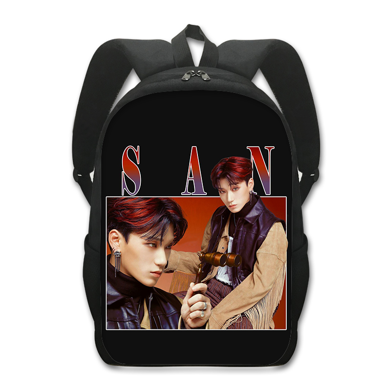 ATEEZ Korean Kpop Backpack Fellowship Break The Wall Rucksack Children