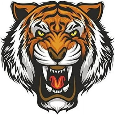 Roaring Tiger Birthday Edible Image Cake Topper For Quarter Sheet Cake By TNCT