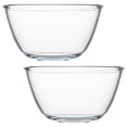 thumbnail image 2 of RENACLIPY Elegant Glass Bowl Transparent Multi-Functional Home Storage 2Pcs, 2 of 6