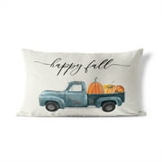 Happy Fall - Lumbar Pillow Cover