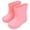 1 Pink, variant on REDARER Toddler Rain Boots for Girls & Boys - Lightweight Waterproof Rubber Shoes, Adorable Solid Color for Outdoor Play, Comfortable Kids Boots - Rain Boots Kids,Color:1 Yellow Size:3-3.5 Years