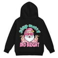 thumbnail image 6 of Staki Kids Christmas Sweater Hoodie Novelty Ugly Christmas Sweatshirt for Girls Kids Christmas Hoodie(Black,8-10 Years), 6 of 7