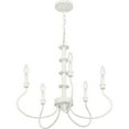 thumbnail image 4 of Quoizel Adela 5-Light Antique White Chandelier - Antique White, 4 of 5