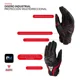 thumbnail image 3 of Guantes Para Moto Motowolf 0305 Protección Piel Motociclista Talla G negro, 3 of 8