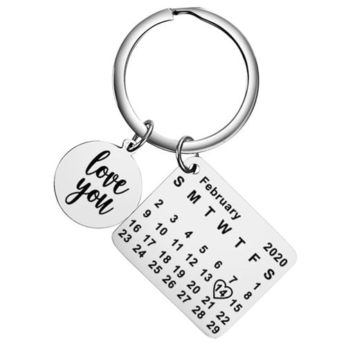 anniversary keychain calendar