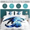 thumbnail image 5 of Shadow Milk Cookie Bedding Sets Comfort 3 Pieces Bedding Set 1 Duvet Cover + 2 Pillowcase Decorative Bedding 79"x90", 5 of 8