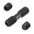 thumbnail image 4 of M4x14-0.7 Hexagonal Cabeza Fijación Tornillo, Doble Cabeza Único Agujero, para CNC Torno Torneado Portaherramientas, Derecha-Mano Rosca y Izquierda-Mano Rosca, 5uds Unique Bargains tornillos de máquina, 4 of 6