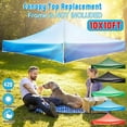 thumbnail image 2 of Waterproof Top Cover Replacement Gazebo Canopy Roof Sunshade Outdoor Cover Sunshade Patio Pavilion Cover, 2 of 5