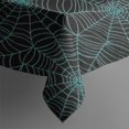 thumbnail image 6 of Halloween Spider Web Pattern Rectangle Tablecloth 60"x120",Waterproof Polyester Rectangle Table Cloth, Wipeable Spillproof Polyester Tablecloth for Dining, Camping, Indoor and Outdoor, 6 of 6