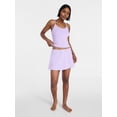 thumbnail image 2 of No Boundaries Cozy Sleepwear Cami and Skort Set, 2-Piece, Women’s and Women’s Plus XXS-3X, 2 of 5