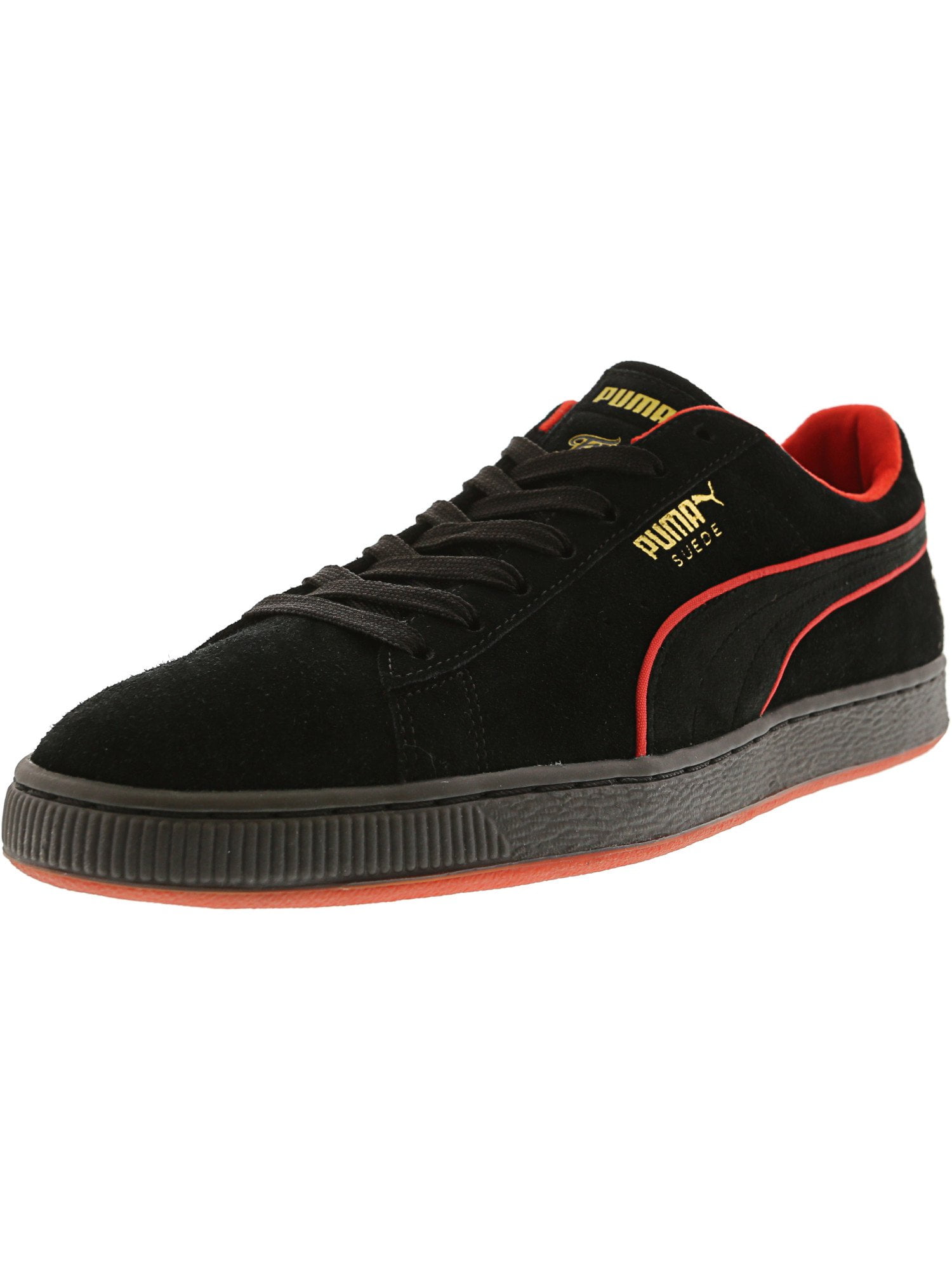 puma red ankle shoes
