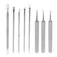 thumbnail image 2 of 8Pcs Acné Outils Extracteur Kit Popper Popper Décapant en Acier Inoxydable Soins de la Peau Fournitures, 2 of 14