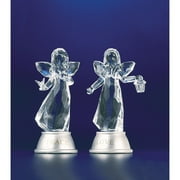 Icy Giftware LED Lighted Peace and Love Angels Tabletop Figurines - 5" - Set of 4