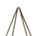 thumbnail image 2 of Benjara BM226379 Suspended Wooden Platform Shelf with 2 Hanging Ropes, Brown, 2 of 2