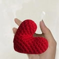 thumbnail image 5 of Crocheted Heart Shaped Pocket Love A Of Love And Warmth. Festive Atmosphere Gift Suitable For Couples And Friends. Goodbye Gift, 5 of 7