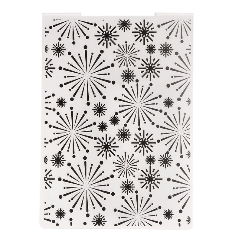 Christmas Snowflake Plastic Embossing Folder for Scrapbook DIY Album Card 