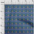 thumbnail image 2 of oneOone Cotton Cambric Blue Fabric Arabic Moroccan Sewing Craft Projects Fabric Prints By Yard 56 Inch Wide, 2 of 4