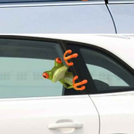 Fashionhome Universal Car Sticker 3d Peep Frog Funny Car Stickers Truck Stereo Frog Window Decal Wrap Decor Walmart Canada