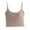 Khaki, variant on Women Sleep Bra Front Buckle Lace Trim Seamless Yoga Sleep Bra Adjustable Support for Movement Comfort L Orange