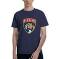 thumbnail image 1 of Florida Panthers Mode T-Shirt à Manches Courtes pour Hommes Bleu Marine Grand, 1 of 5