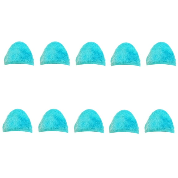 10 Pcs Cats Ears Charm Crafting Accessories Headband Making Charm for Headbands Hairband Making Clothes Decoration