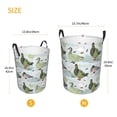 thumbnail image 3 of Balery Mallard Ducks Wild Birds Cesta de ropa redonda con asas, impermeable, independiente, para ropa, juguetes, dormitorio y familia-Small, 3 of 6