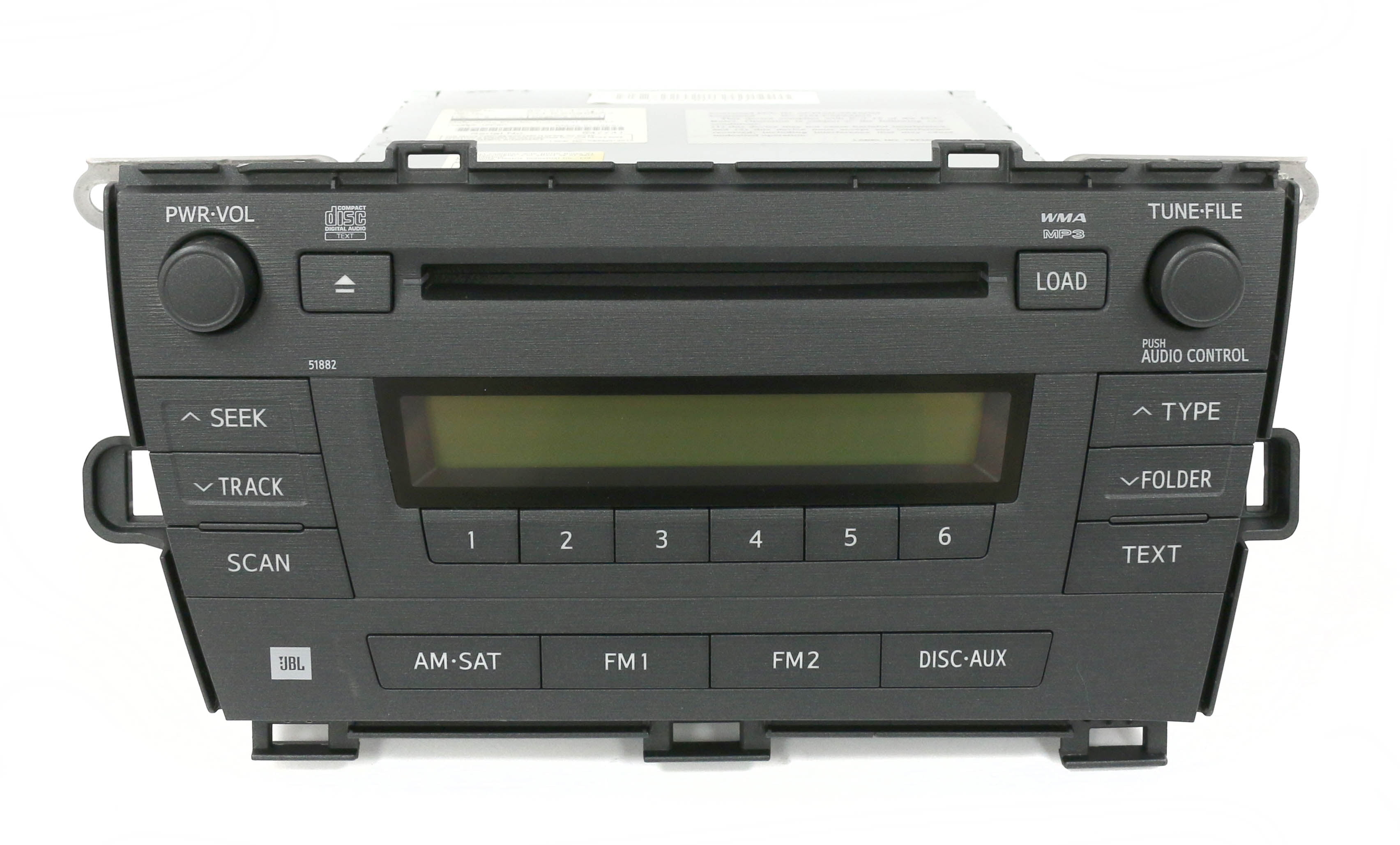 Restored 20102011 Toyota Prius AM FM Radio CD Player 8612047370 Face