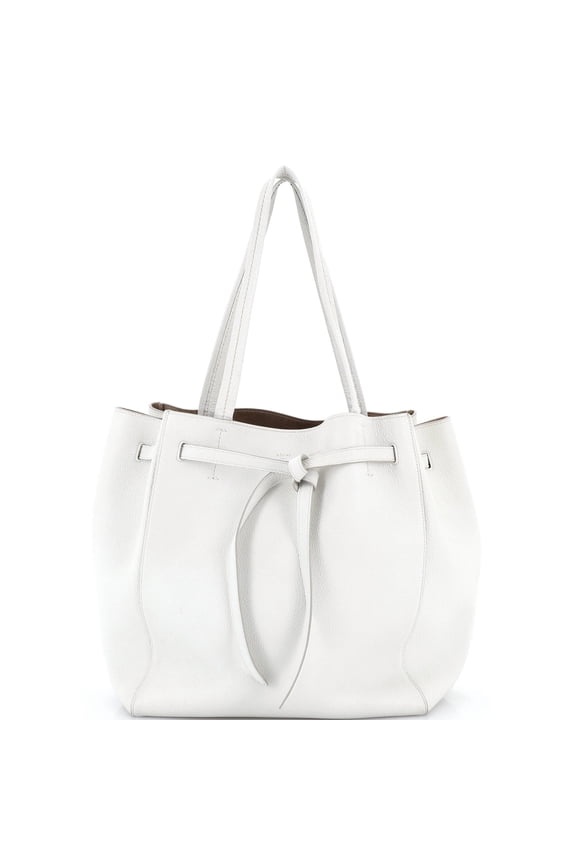 Pre-Owned Phantom Tie Cabas Tote Leather Medium By Rebag