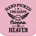 thumbnail image 4 of Inktastic Handpicked for Earth by My Nonna in Heaven with Angel Wings Boys or Girls Baby Bib, 4 of 4
