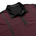 thumbnail image 7 of Men's Casual Long Sleeve Polo Shirts Classic Button Cotton Collared Blouse Raglan Golf Shirts, 7 of 7