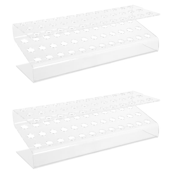 2 PCS Cuticle Oil Holder Nuobesty Pen Display Stand Pencil Acrylic Rack Office