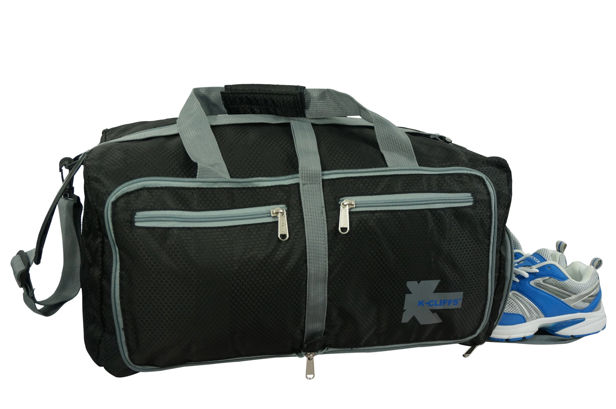 20" Duffle Duffel Gym Sports Travel Bag Multi-Usage Royal/Black Hunting Camping 