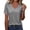 Gray, variant on Tqcoqu Womens Summer Tops,V Neck Short Sleeve Shirts Dressy Casual Tunic Blouses Spring Fashion,Pink Women's S-XXXL