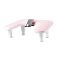 thumbnail image 1 of Reposabrazos de manicura para técnicos de uñas con soporte para teléfono móvil, cojín portátil para reposabrazos de uñas, soporte para muñecas y Rosa, 1 of 8