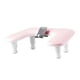 thumbnail image 1 of Reposabrazos para uñas, soporte para manos con soporte para teléfono móvil, reposabrazos profesional Rosa, 1 of 9
