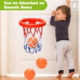 thumbnail image 5 of Ksabvaia Juguetes de baño - Aro de baloncesto para bañera para niños pequeños - Juguetes de baño Juguetes de ducha para niños de 4 a 8 años Juego de aro de baloncesto con ventosa y 3 bolas sin agujero, 5 of 5